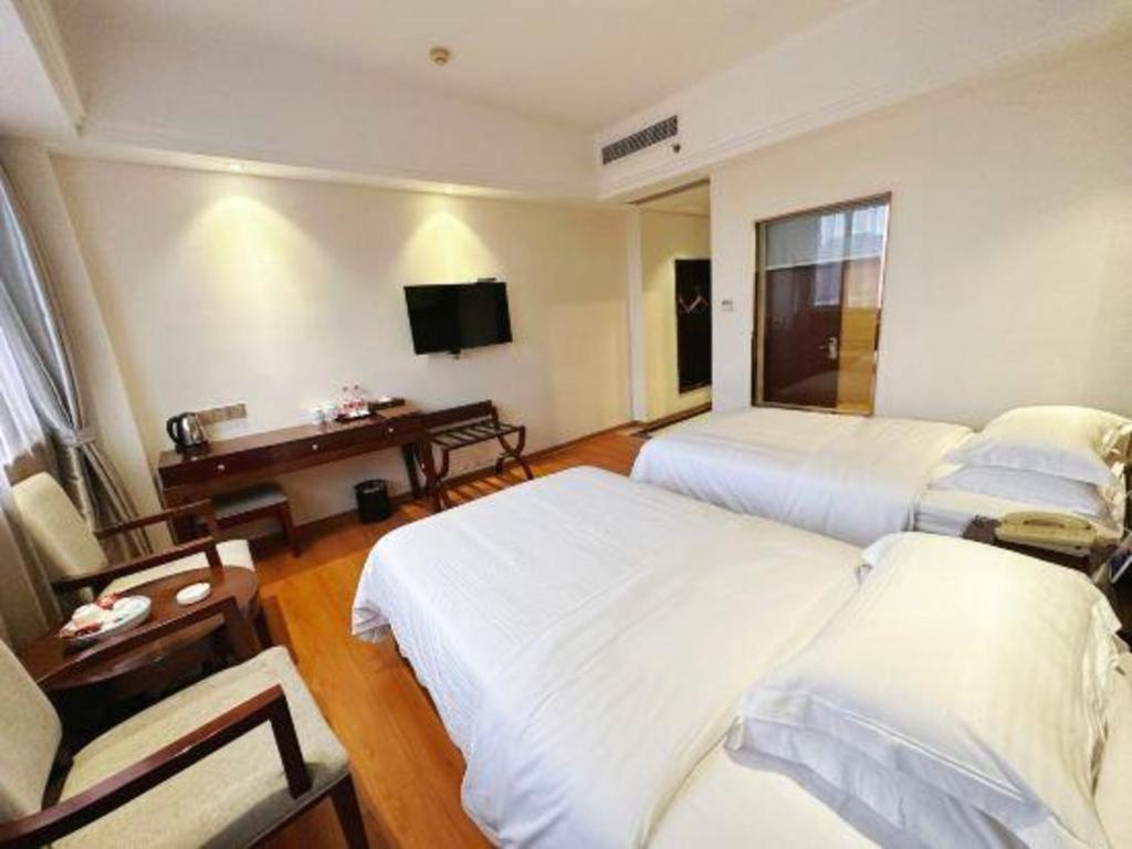 Greentree Inn Guangdong Jieyang Bus Terminal Station Ronghua Avenue Business Hotel Zewnętrze zdjęcie